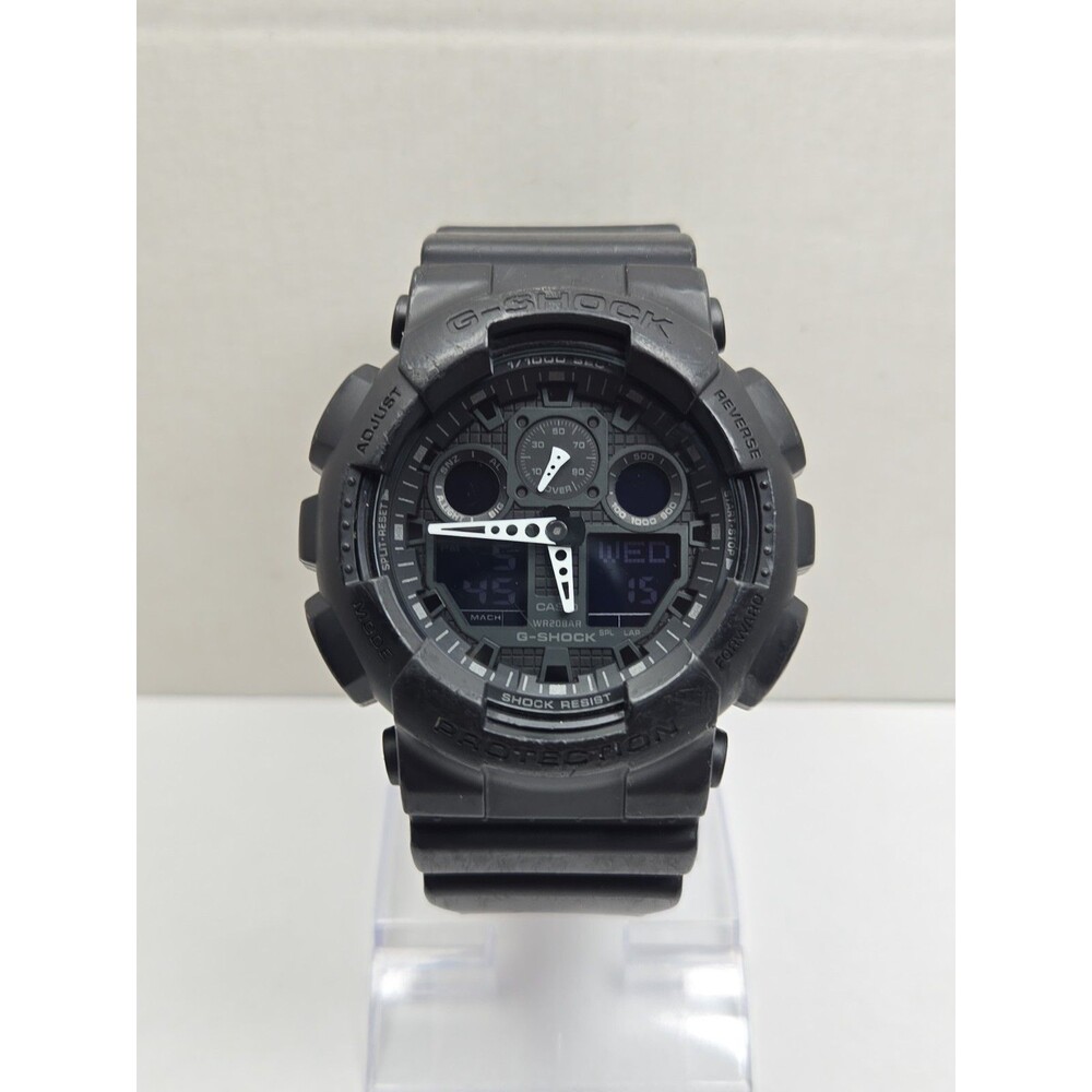 Casio G Shock Mens Black Analog Digital 200M Chronograph Sport Watch New Battery
